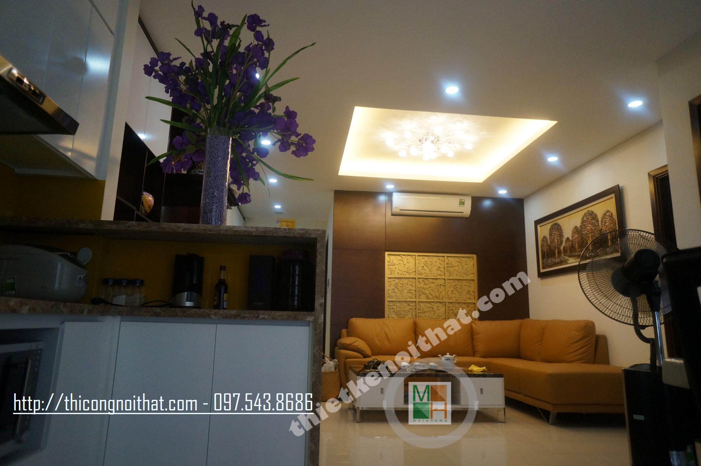 Thi công nội thất chung cư Meco Trường Trinh noi-tha-hien-dai
